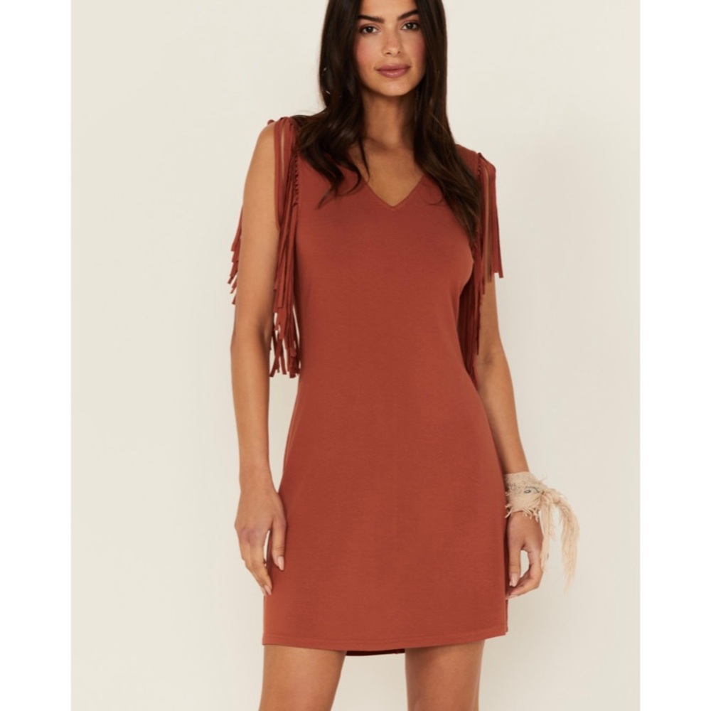 Idyllwind Jersey Fringe Dress
